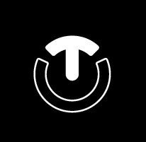 Logo with a 'T' in a circle