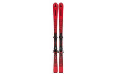 Skis Atomic Redster TI rouges avec fixations