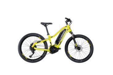Gelbes E-Mountainbike von Lapierre