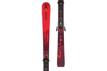 Paire de skis Atomic Redster S7 rouges avec fixations