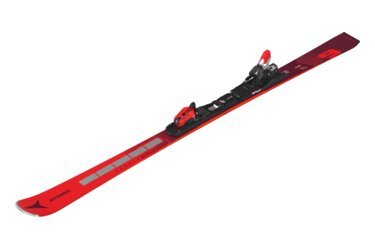 Ski Atomic Redster rouge avec fixations