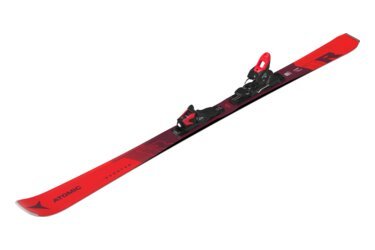 Ski rouge Atomic Redster avec fixations