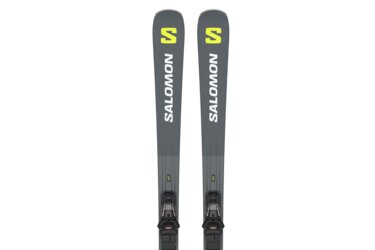 Paire de skis Salomon gris