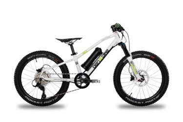 White Ben-e-bike electric bicycle