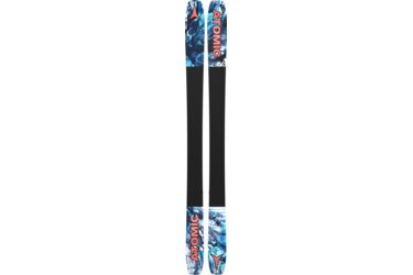 Skis Atomic avec motif marbré bleu