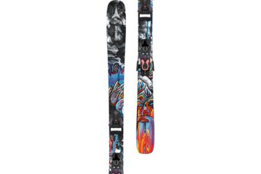 Atomic Bent 85 ski with colorful graphics