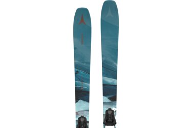 Deux skis Atomic bleus