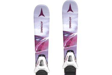 Deux skis Atomic avec fixations.