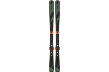 A pair of Atomic Redster Q6 skis with bindings