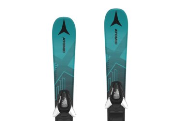 Two Atomic Redster skis with bindings