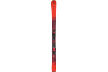 Ski Atomic Redster rouge avec fixations
