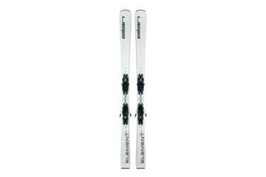 Paire de skis Elan Element RS 78 blancs avec fixations.