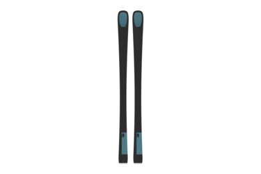 Pair of skis with blue accents