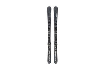 Paire de skis Nordica Steadfast 80 gris avec fixations.