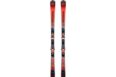 Pair of Rossignol Hero Elite LT Ti skis with bindings