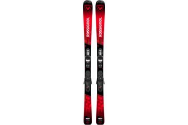 Paar Rossignol Hero Junior Multi Event Ski mit Bindungen.