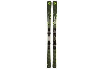 A pair of Völkl Peregrine 76 skis with bindings.