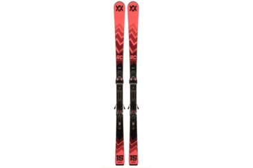 Paire de skis Volkl Racetiger RC rouges
