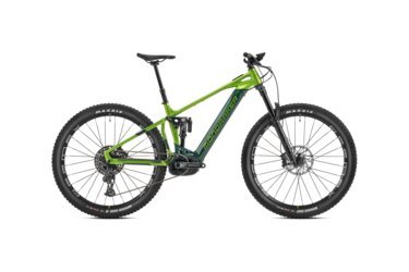 Green Mondraker E-Mountain Bike