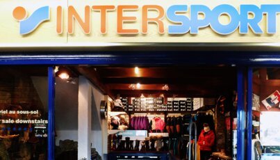 Intersport store entrance