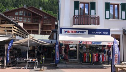 Intersport store with rental and sales equipment