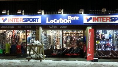 Magasin de location de skis Intersport Alpes 3000