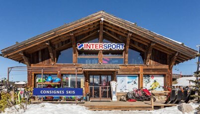 Intersport store in the mountains