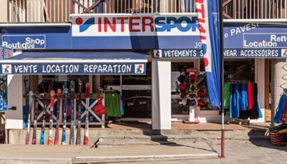 Exterior of an Intersport store