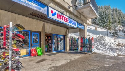 Intersport store with ski rental and boutique