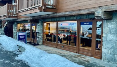 Intersport shop at a ski resort